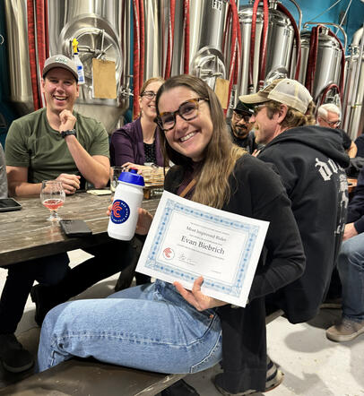 2025 winner of Most Improved Rider Award