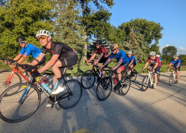 RRCC Thursday Road Ride to Grande Pointe on August 23, 2024